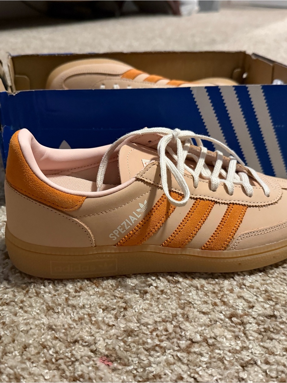 adidas Spezial Sneakers in Peach and Orange